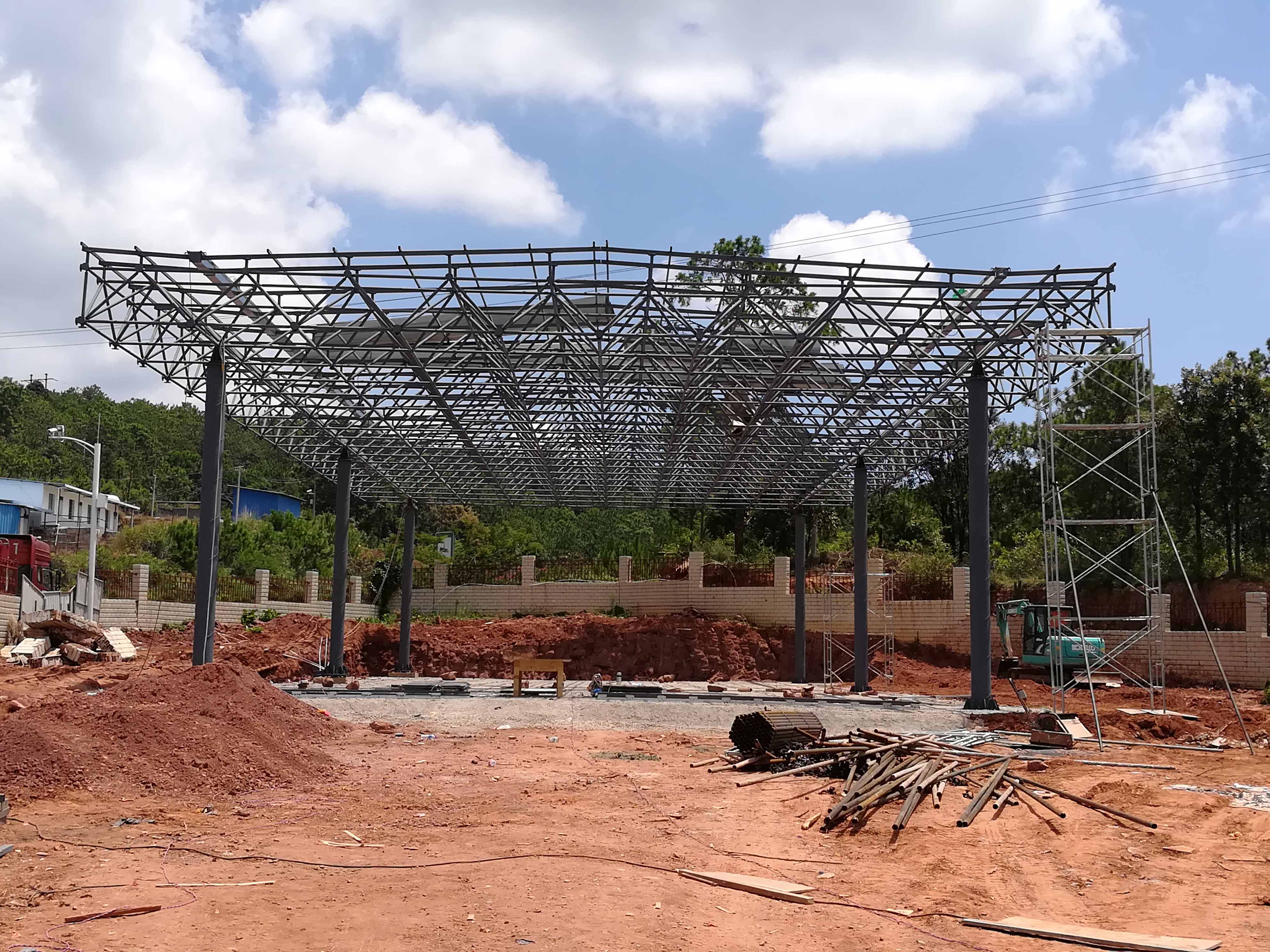 吉安加油站网架屋面